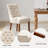 Berenis Tufted Linen Upholstered Elegant Dinning Chair-551275075-571557673