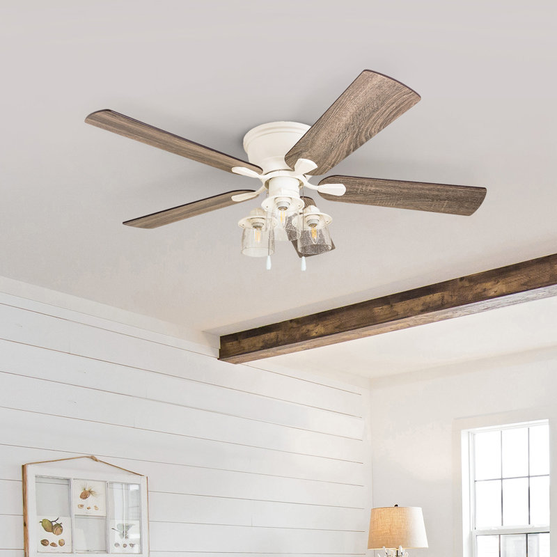 Olcay   52'' Ceiling Fan with Light Kit, White