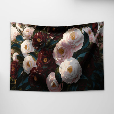 Tapisserie murale Botanical Camellias