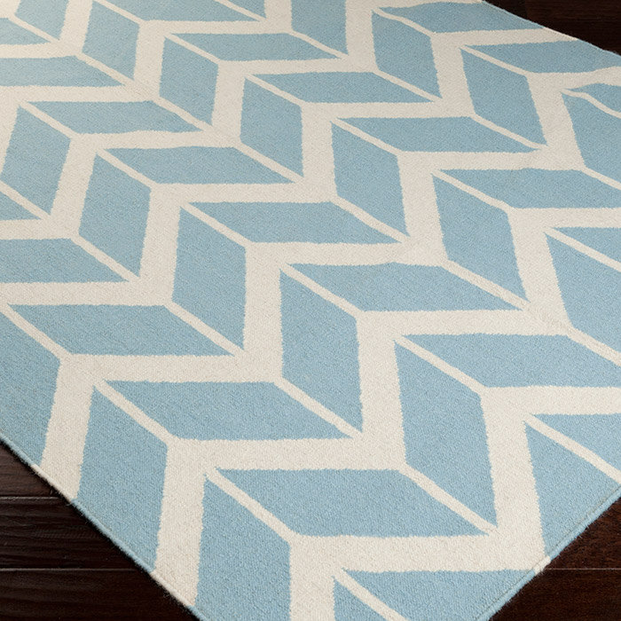 Wool Chevron Indoor Rug