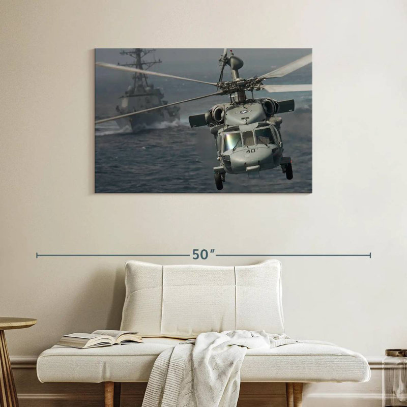 Mait Knighthawk Helicopter, 26" H x 39" W