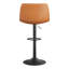 Ensemble de deux tabourets de bar pivotants réglables modernes avec un revêtement haut de gamme, idéal pour les îlots de cuisine et divers espaces-2115999035