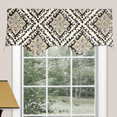 Bangla Contemporary Cotton Ikat Filler Valance