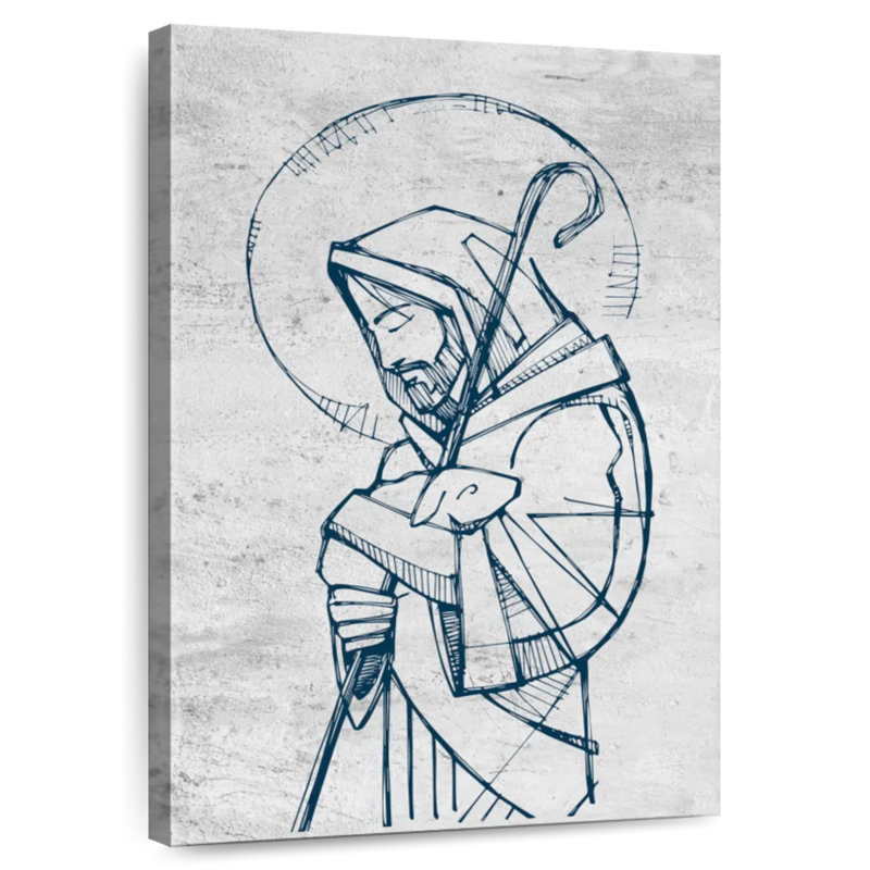 Adella Jesus The Good Shepherd, 36" H x 24" W