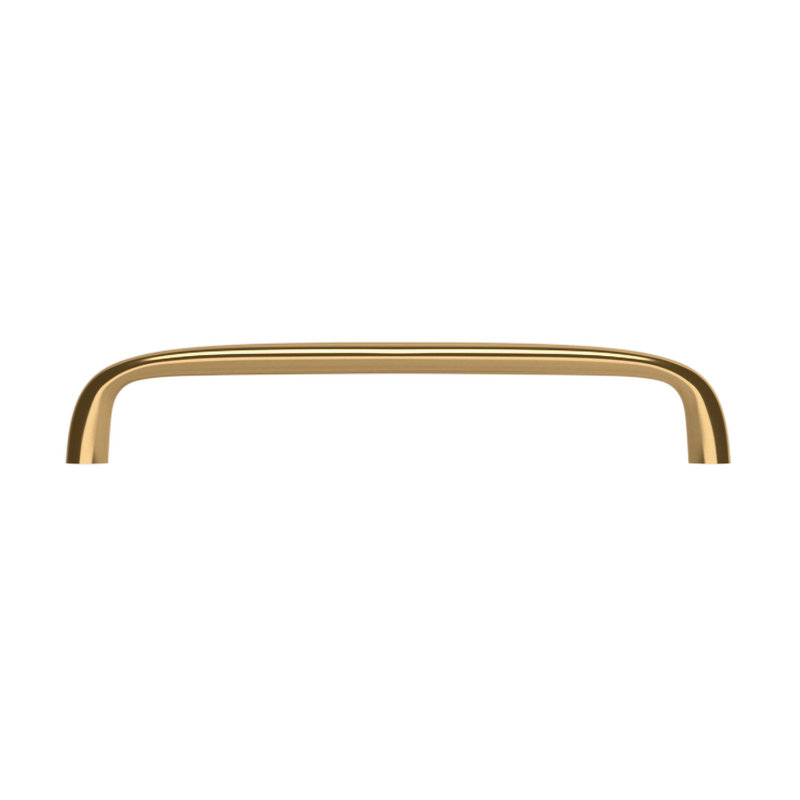 4401 Oval Pull, 6" CTC, Polished Brass