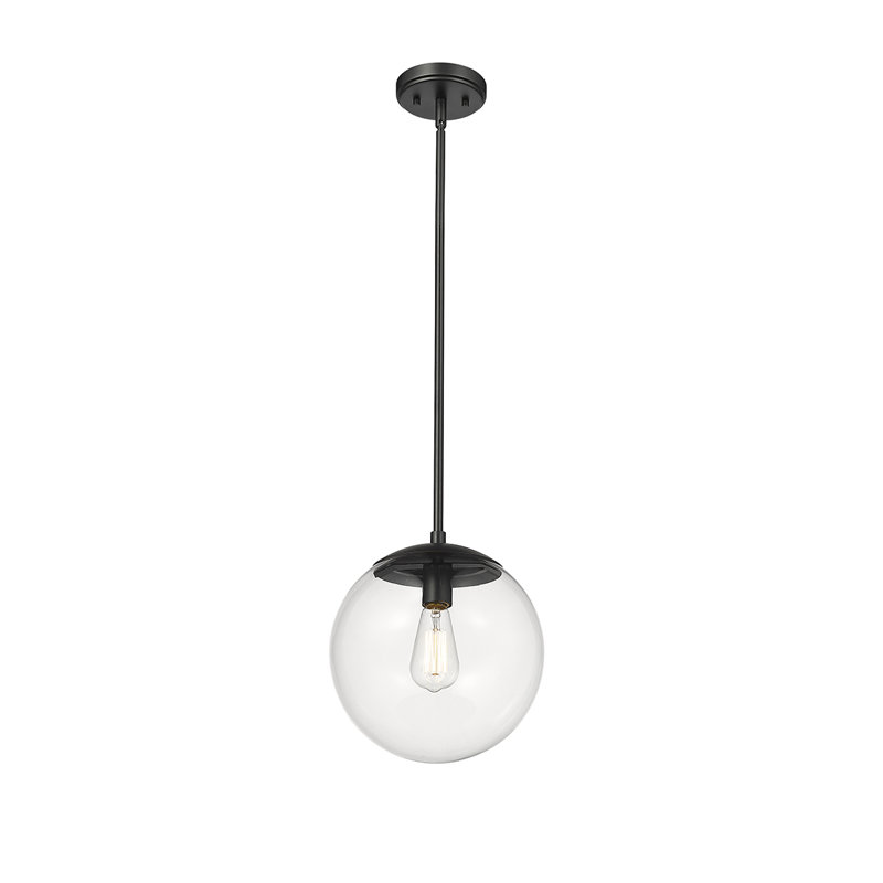 Garla 1 - Light Single Pendant, Black