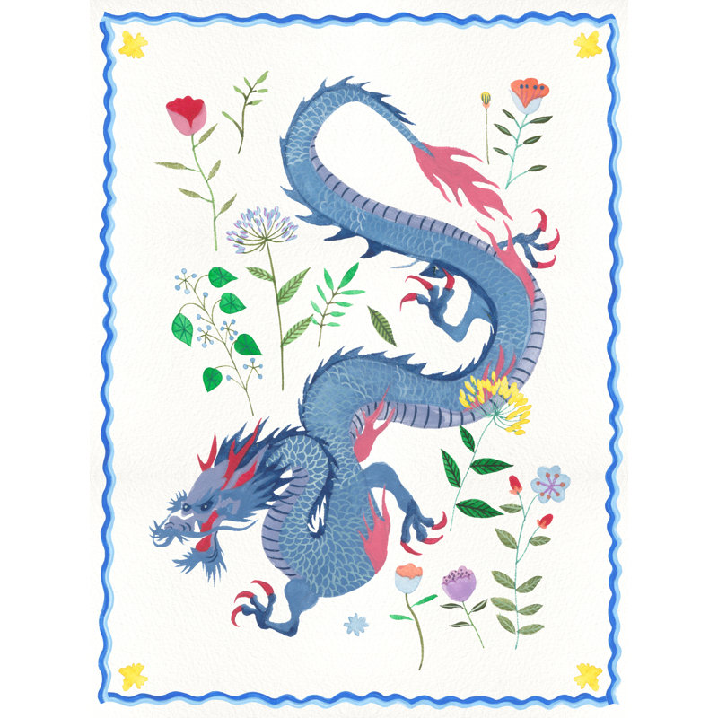 Dragon Year I by Melissa Wang - Wrapped Canvas Print, 46 cm H x 30 cm W