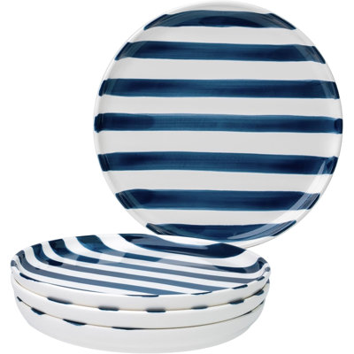 Ensemble de 4 assiettes à apéritif de 7,8 pouces et 4 assiettes à dessert