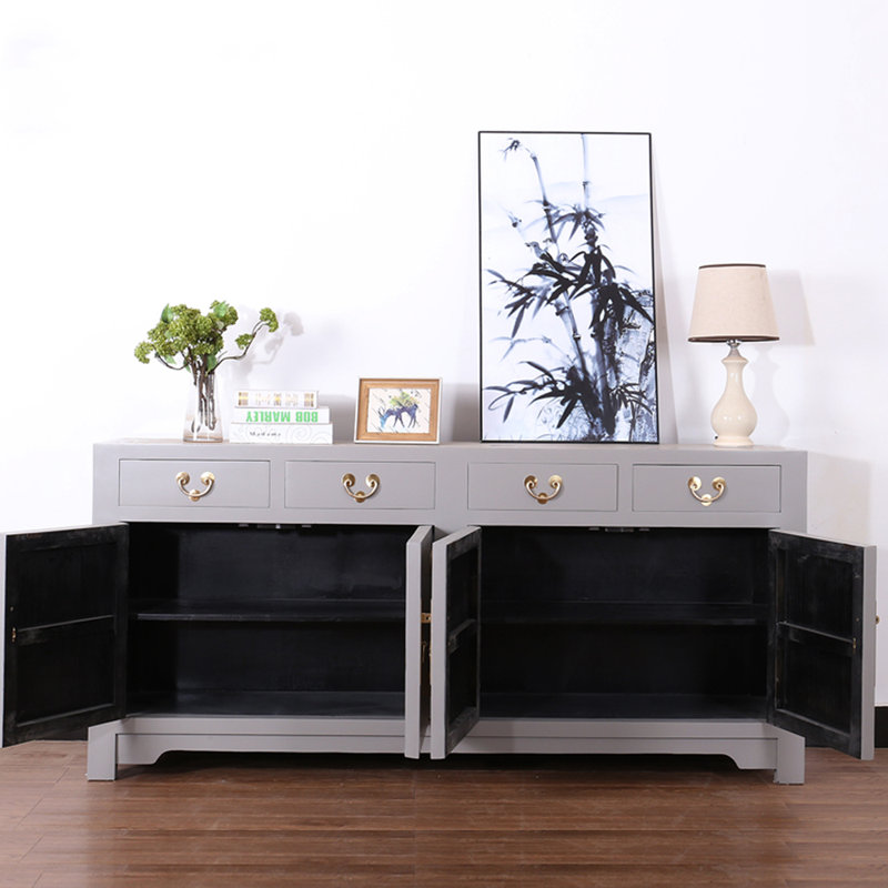 Commode rétro, Bois gris