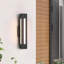 Modern Black Rectangular Linear LED Outdoor Wall Light