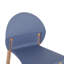 Chaises d'appoint Designer avec siège en PP et pieds en bois de chêne massif (ensemble de 4)-456523275