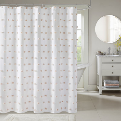  Polka Dots Single Shower Curtain