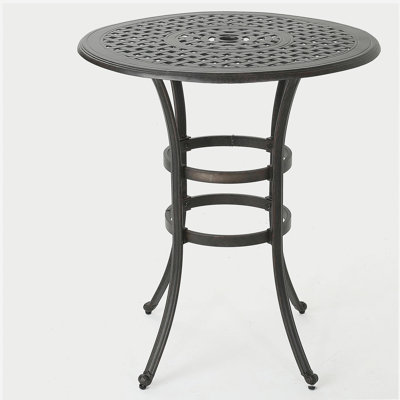 Table de bar en fonte d'aluminium