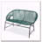OUTDOOR PATIO WICKER LOVE SEAT-799755629