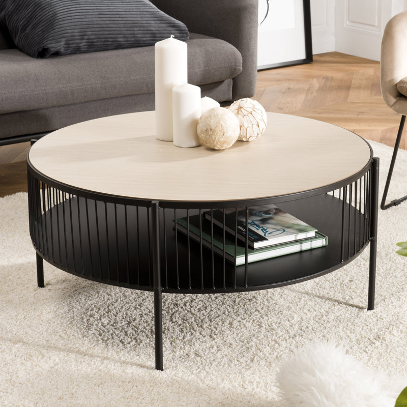 Rahway Four Leg Coffee Table with Storage