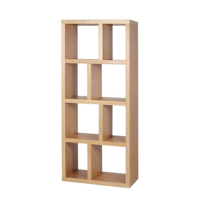 Bibliothèque cubes Stetson, Chêne, (4 tablettes) H 63 po x l 28 po x P 13 po