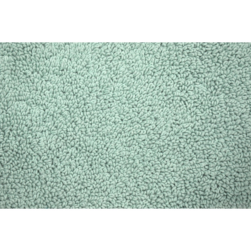 Ensemble de tapis de bain en coton 2 pièces avec envers antidérapant Roanoke, Écume de mer