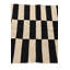 Tapis noir et blanc 3x4 Ponce