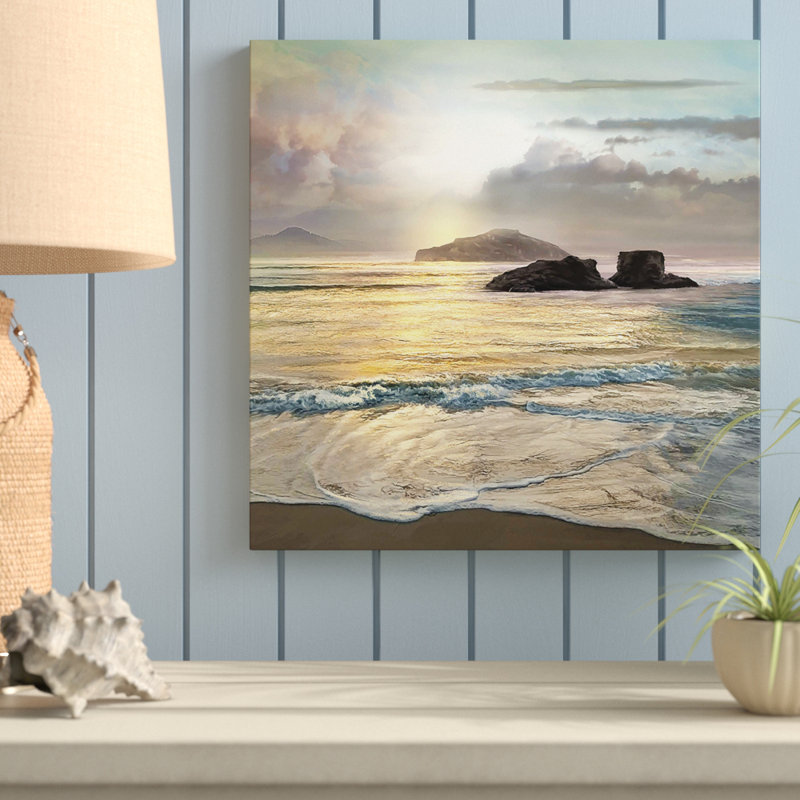 «Passing», reproduction de peinture acrylique sur toile, H 60 po x l 36 po x P 1,5 po, Toile tendue