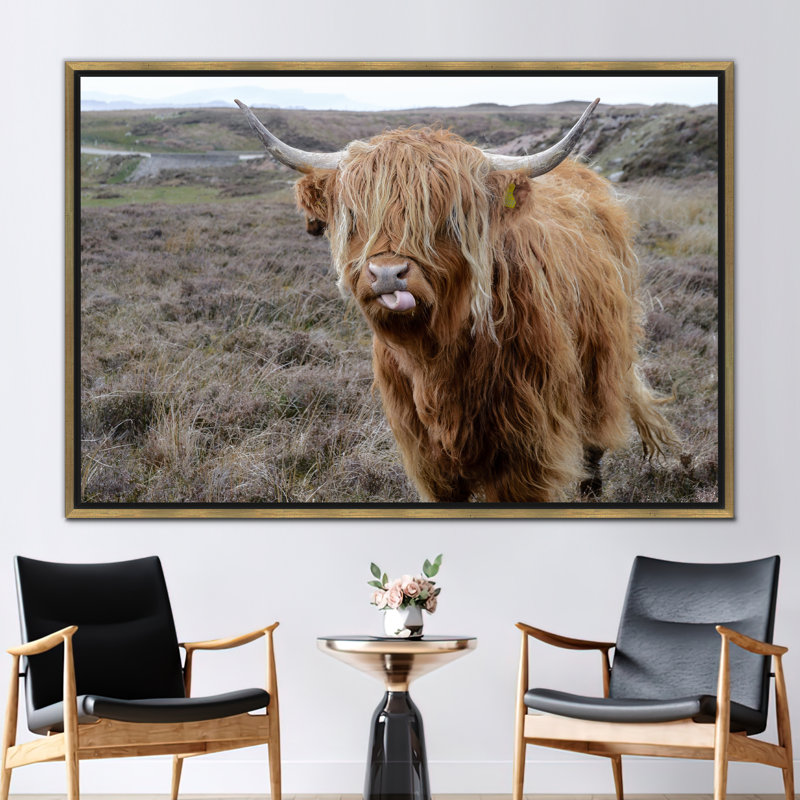 Print on Canvas, Framed Print without Mat, Gold, 60 cm H x 90 cm W