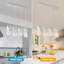 Mini luminaire suspendu réglable 4 lumières lustres en cristal-80442429