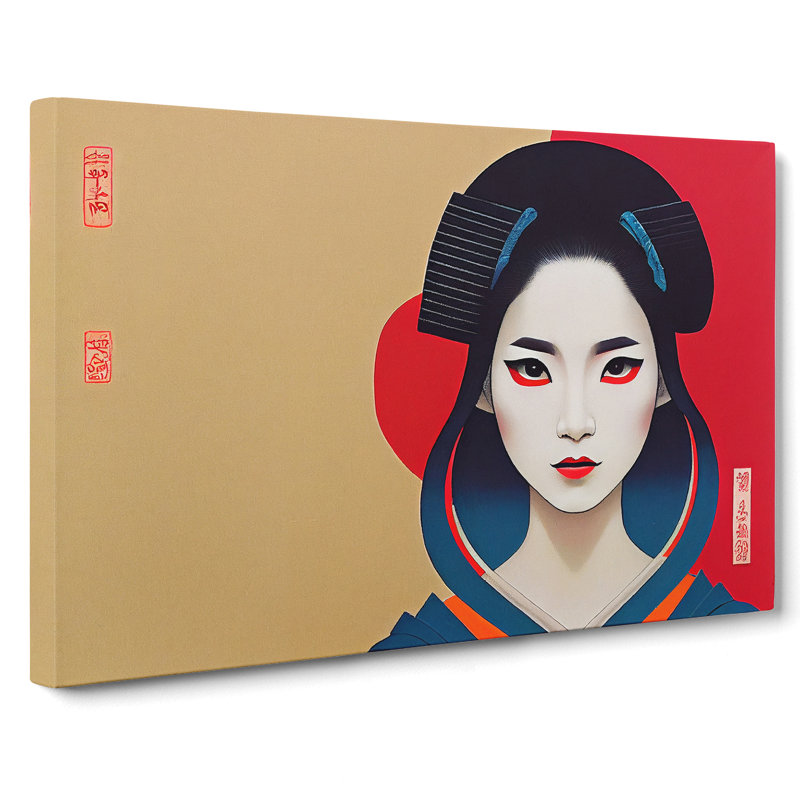 Boundless Geisha - Wrapped Canvas, 35cm H x 50cm W x 3cm D