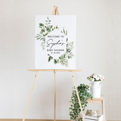 «Geometric Greenery», reproduction sur toile sans cadre