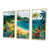 Toile naturelle avec cadre flottant