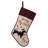 21"L Fabric Christmas Stocking - Dachshund
