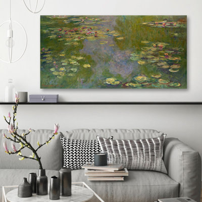 Water Lilies by Claude Monet - Wrapped Canvas Painting