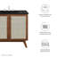Meuble-lavabo sur pied simple 36 po avec plateau en bois manufacturé Modway Soma-93249720-93249721