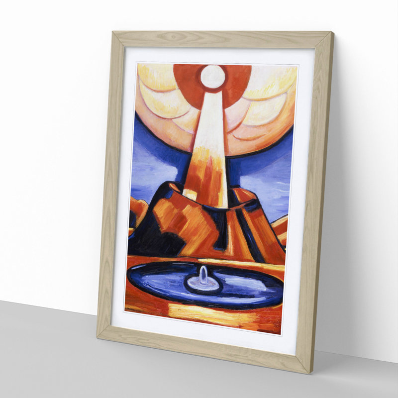 Paracelsus by Marsden Hartley - Picture Frame Painting, 36cm H x 27cm W x 2cm D, Oak Framed