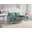 Maeesha 58" Velvet Square Arm Sofa Loveseat-69649957