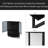 23.62"Modern Arched Glass Double-Door Wardrobe With Shatterproof Non-Glass Mirror-Double-Layer Storage,Open Shelf & Towel Rack For Entryway, Living Room,Bathroom, Dining Room-568534313