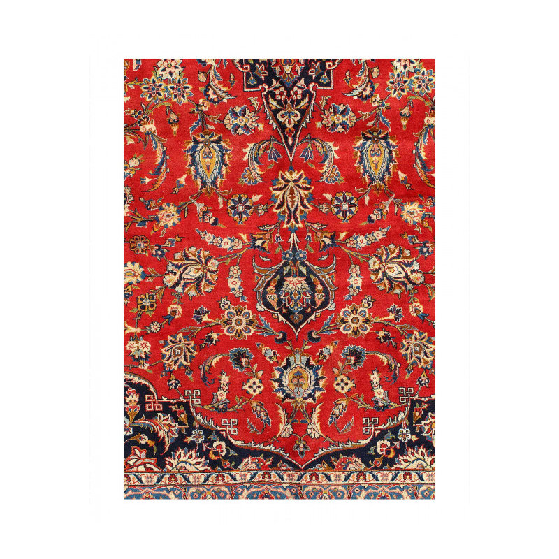 Persian Kashan Hand-Knotted Rug 12'1"x17'1"