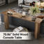Table de vestibule en bois, console chic, table de canapé, table de vestibule