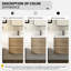 Meuble-lavabo double 72 po avec lavabo mural-1186739991