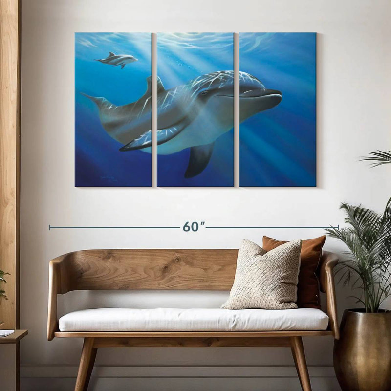 Brampt Evening Dive, 32" H x 50" W