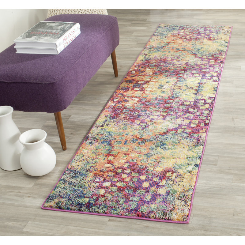 Isabea Performance Abstract Rug, Runner 2'2" x 8'