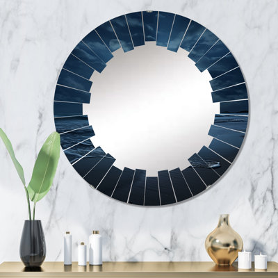 Beach Photo Serene Moonlight Wall Mirror, Nautical & Beach Modern - Beach Photo Serene Moonlight I