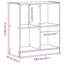 Selima 75cm H x 68.5cm W Bookcase
