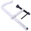 Pince en F robuste, coussin pivotant amovible, pince en F à gorge profonde 5-1 / 2 po, pince à barre robuste pour le soudage, 12 po x 5 1/2 po, paquet de 4 pièces