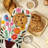 Blooming Abstract Oven Mitt Cotton Twill
