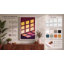 Illuminated Windows at Dusk Geometric - Wrapped Canvas-1587489539-1587489566