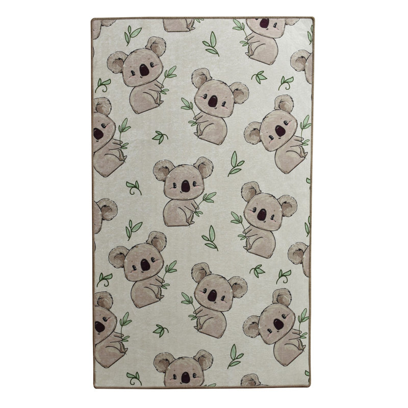 Stylish Polyester Area Carpet, 3.3 x 5.2 ft | 100% Antibacterial Material, 0.4 in Pile Height | Non-Slip Underside, Machine Washable | Perfect for Living Room & Bedroom Decor, Soft & Durable Design
