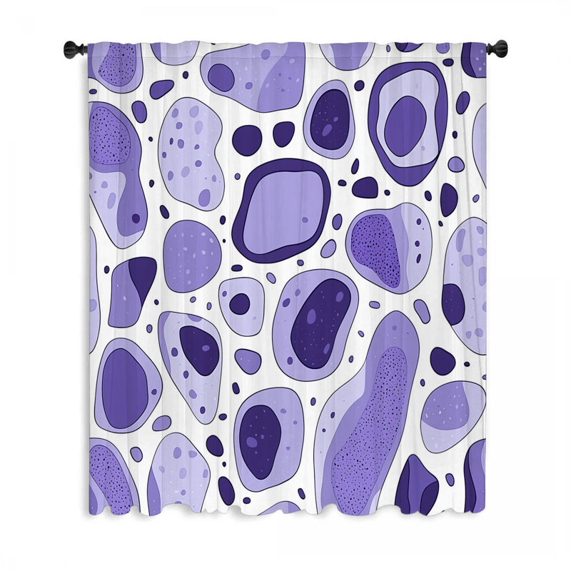 Pebbles, rideaux transparents et occultants - 1 panneau, L 50 po x L 84 po
