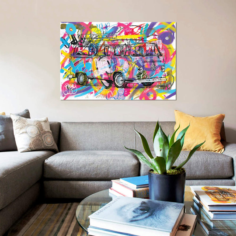 Reproduction d'art sur toile, H 40 po x l 60 po x P 1,5 po, Toile tendue, Pas de tapis