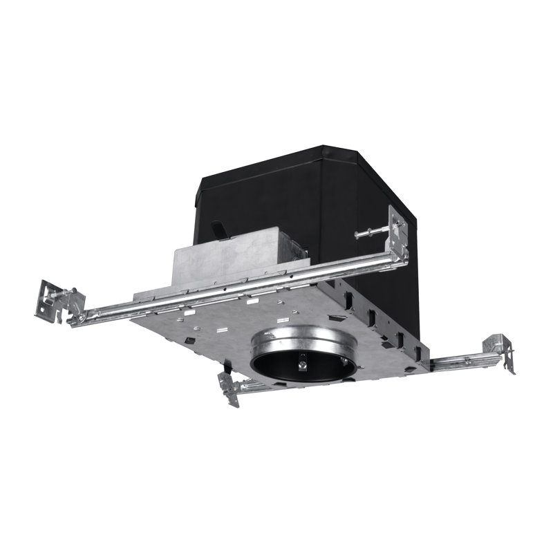 Air-Tight 4'' IC Rated Recessed Lighting Housing for New Construction, LED