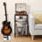 3-Tier Vinyl Record Player Stand With Album Storage, Sturdy End Table For Living Room Or Bedroom, Holds Up To 120 Records, Durable Steel Frame-2048711199