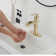 Single-Hole Single-handle Bathroom Faucet with Drain Assembly